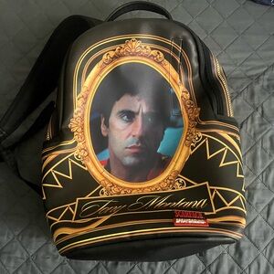 Sprayground Tony Montana edition book bag
